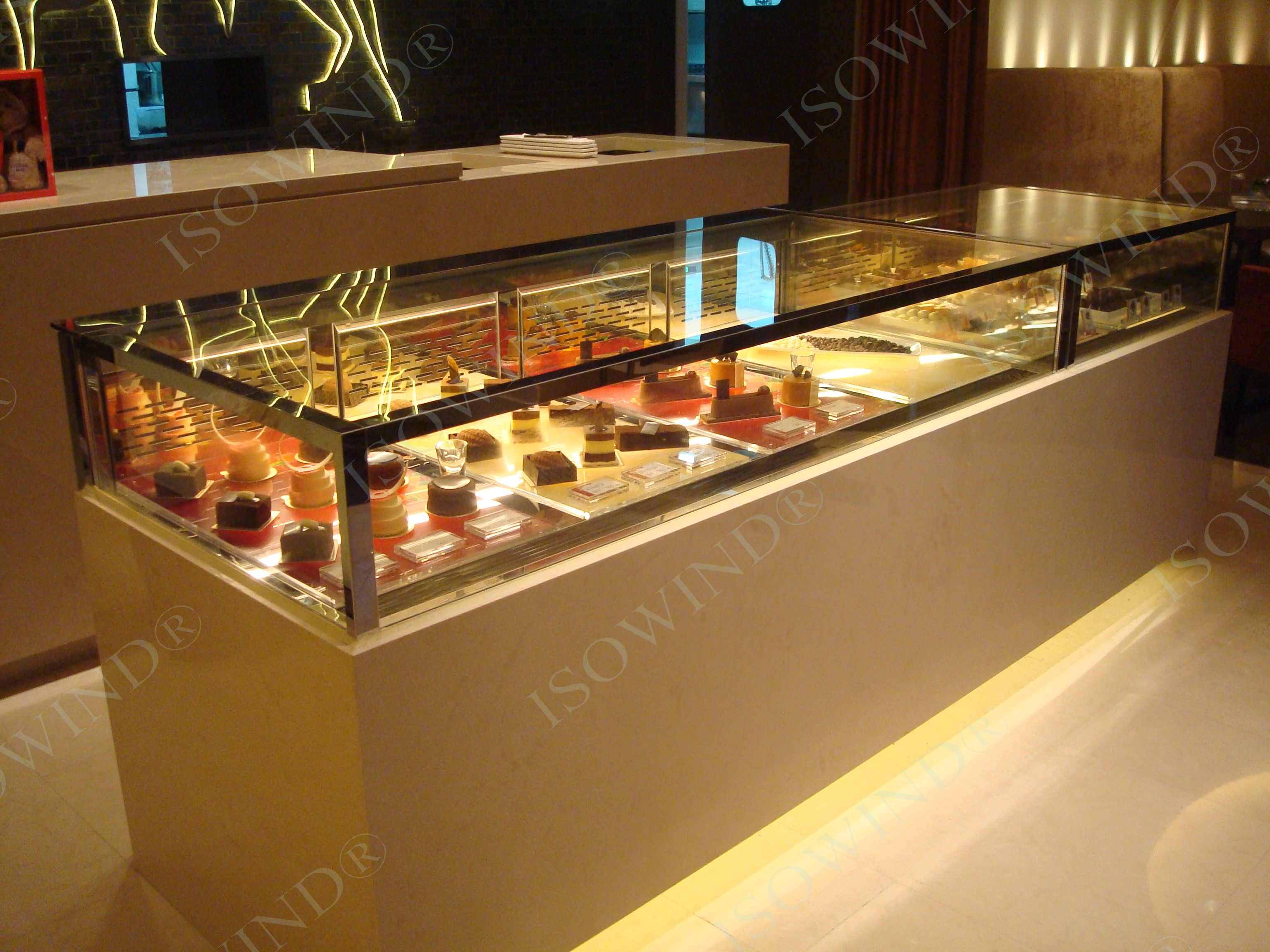 dessert chiller display